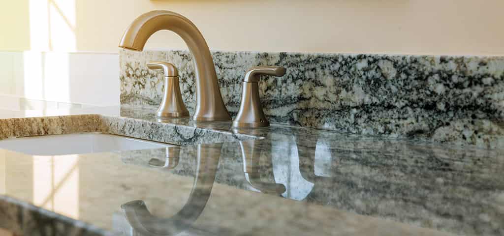 custom bathroom countertop in garland tx